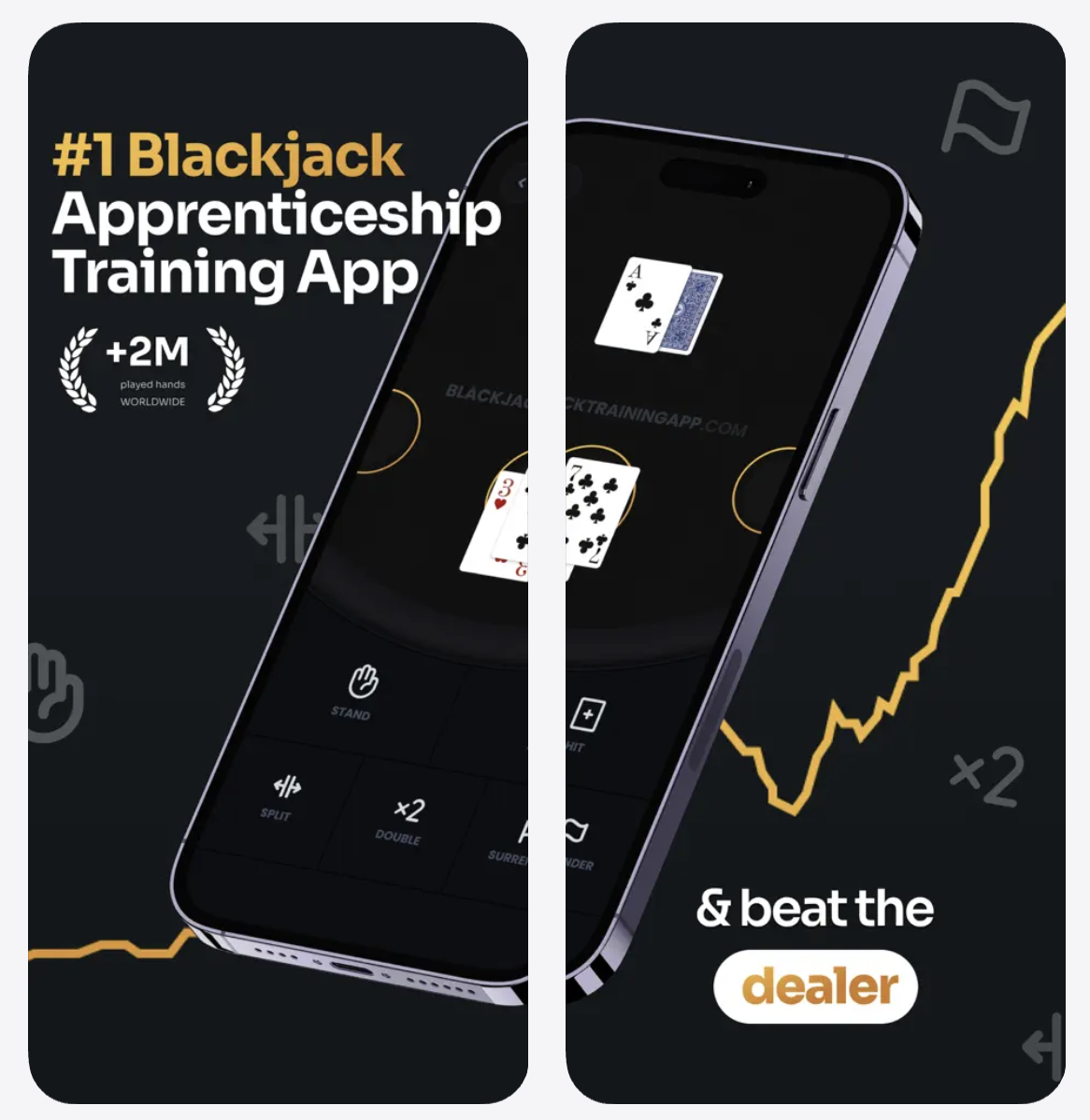 Blackjack Apprenticeship App Store screenshots