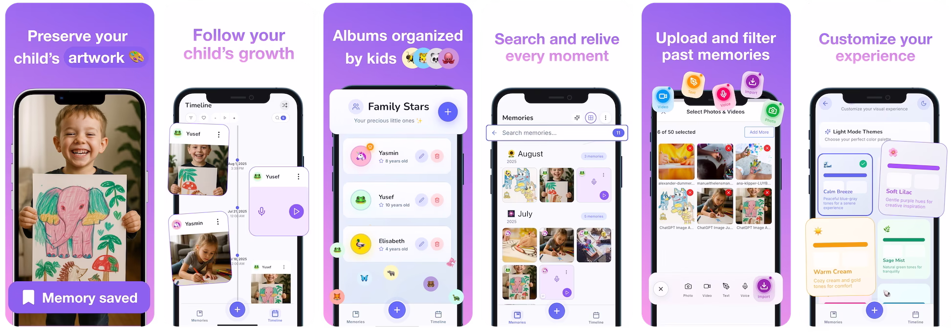 VaultIt App Store screenshots after the redesign